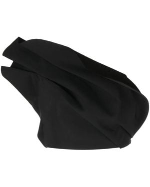 Rachel Gilbert Aurora Gathered Crop Top - Black