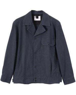 Margaret Howell Mhl. Utility Herringbone Jacket - Blue