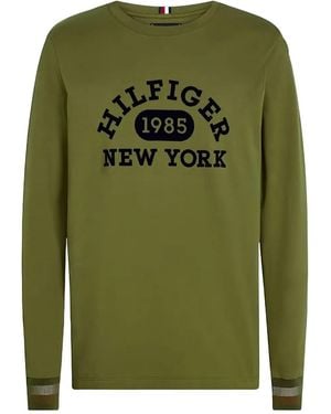 Tommy Hilfiger Logo-Print T-Shirt - Green