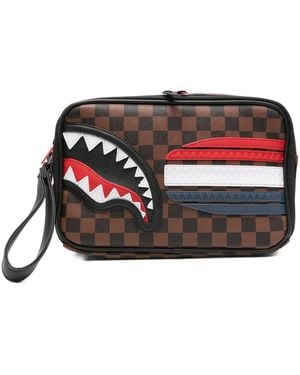 Sprayground Machine Francaise Clutch Bag - White