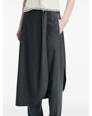 Maria McManus Wrap-Detail Trousers - Blue