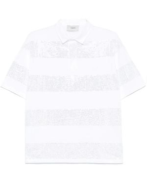 Coperni Polo Con Decorazione - Bianco