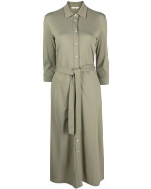 Circolo 1901 Abito Midi A Maniche Lunghe - Verde