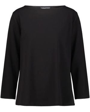 DR. HOPE Boat-Neck Long-Sleeve T-Shirt - Black