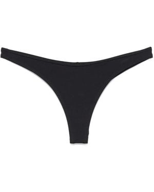 MC2 Saint Barth Mid-Rise Bikini Briefs - Black