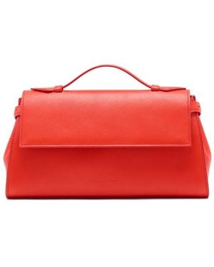 Proenza Schouler Tate Clutch aus Leder - Rot
