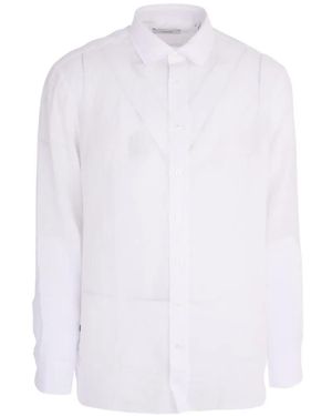 Lardini Buttoned Washed Shirt - White