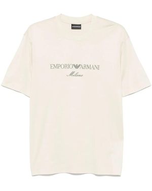 Emporio Armani ロゴ Tシャツ - ホワイト