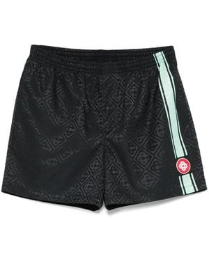 CASABLANCA ストライプ トランクス水着 - ブラック