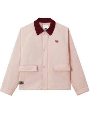 Chocoolate Veste En Velours Côtelé À Manches Raglan - Pink