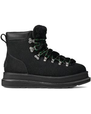 Sacai X Ugg Fur-Trim Trainers - Black