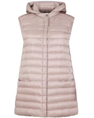 Moorer Hooded Waistcoat - Pink