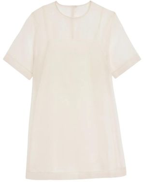 Ami Paris Mini Trapeze Dress - White