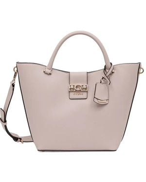 Guess Jane Logo-Detail Tote Bag - Pink
