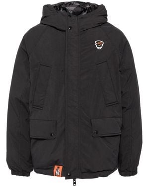 Aape By A Bathing Ape Logo Down Jacket - Black