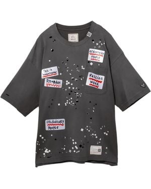 Maison Mihara Yasuhiro Appliqué Pocket T-Shirt - Black