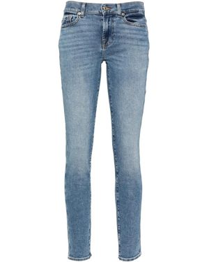 7 For All Mankind Roxanne スキニージーンズ - ブルー