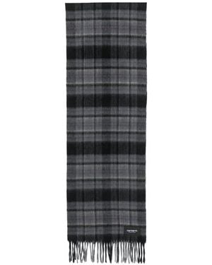 Carhartt Parson Check-Pattern Scarf - Black