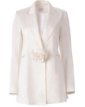 Lita Couture Alix Blazer - White