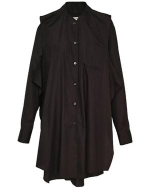 Comme des Garçons Kleid Mit Langen Ärmeln - Schwarz