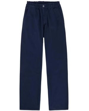 Forét Clay Straight-Leg Trousers - Blue