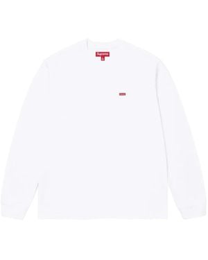 Supreme Logo-Box Long-Sleeve T-Shirt - White