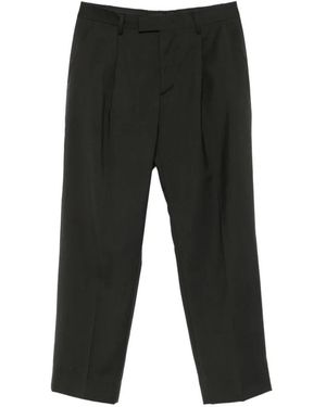 Low Brand Kim Pleated Trousers - Black