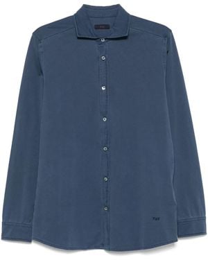 Fay Cotton Shirt - Blue