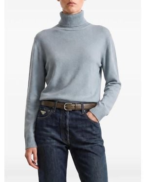 Semler Rollkragenpullover Aus Kaschmir - Blau
