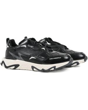 Karl Lagerfeld Lace-Up Sneakers - Black