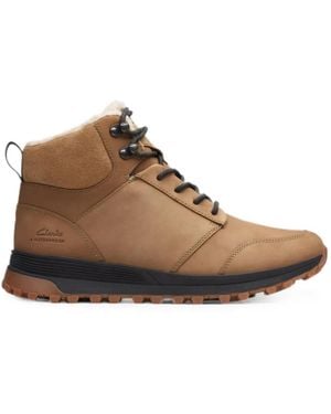 Clarks Atl Trek Up Waterproof Boots - Brown