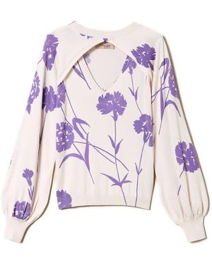 Twinset Floral-Print Top (Set Of Two) - Pink
