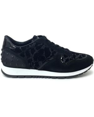 Tod's Lace-Detail Trainers - Blue