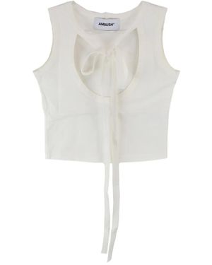 Ambush Top Con Cut-Out - Bianco