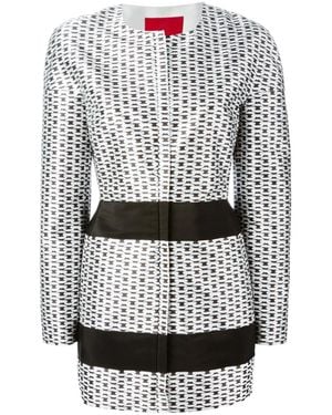 Moncler Chain Print Coat - Grey