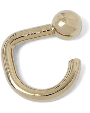 Furla Logo-Engraved Earring - Metallic