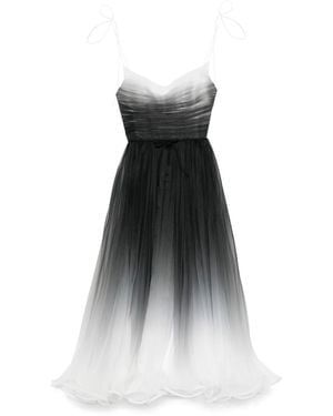 Ana Radu Gradient-Effect Maxi Dress - White