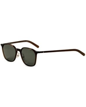 Montblanc Occhiali Da Sole Geometrici - Marrone