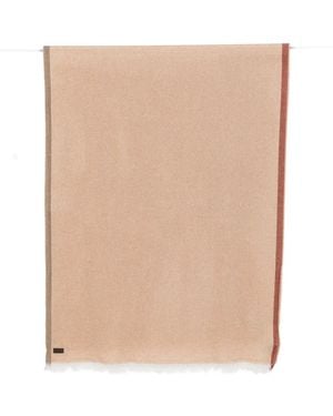 Canali Fringed Cashmere Scarf - Natural