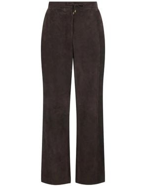 Max Mara Tempio Drawstring Trousers - Brown