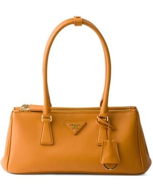 Prada Sac Cabas Galleria Médium - Orange