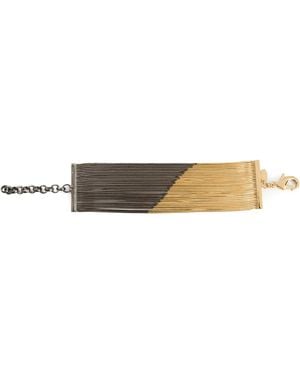 Iosselliani Brazalete Hole Sun" - Blanco