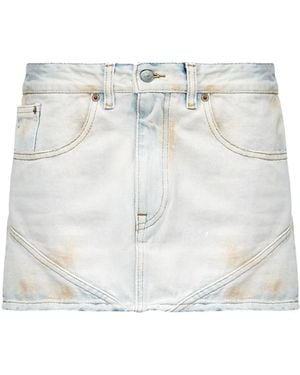 MM6 by Maison Margiela Logo-Patch Mini Skirt - White