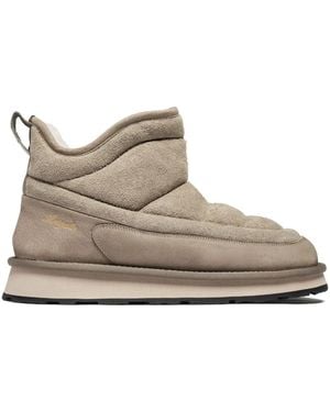 Axel Arigato Light Quilted Leather Slip-On Boots - Natural