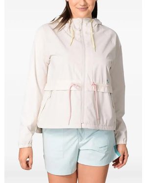 Kari Traa Luna Drawstring Hooded Lightweight Jacket - White