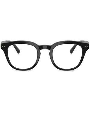 NUANCE' Audio Panthos Brille Mit Rundem Gestell - Schwarz
