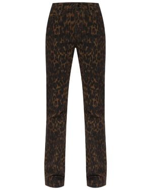 AllSaints Jeans Met Luipaardprint - Zwart