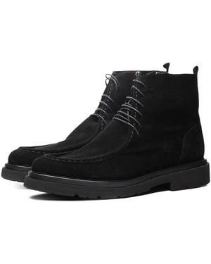 Poche Paris Herve Lace-Up Boots - Black