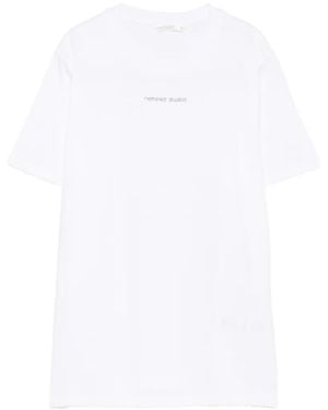 Rethinkit Studios T-Shirt Con Logo - Bianco
