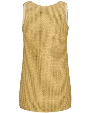 Simon Miller Sina Raffia Mini Dress - イエロー